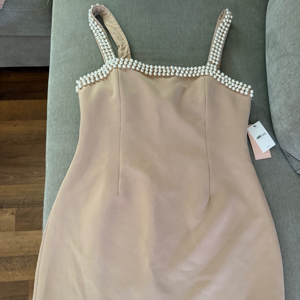 Oddmuse XXL Ultimate Muse Pearl Trim Mini dress